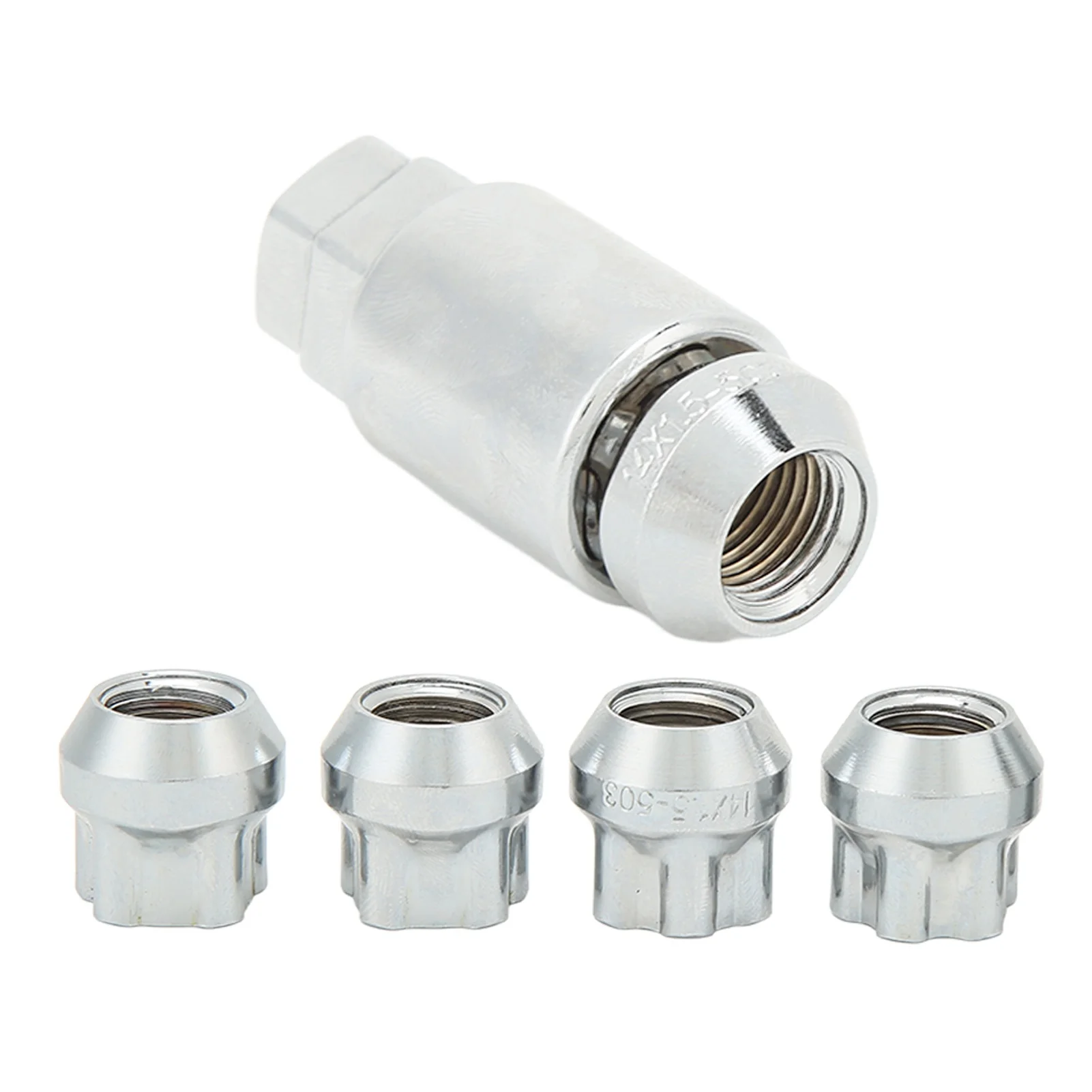 Cone Seat Wheel Locks Stainless Steel Wheel Locking Lug Nuts Bolts Kit Replacement for Tesla 3 Y S X