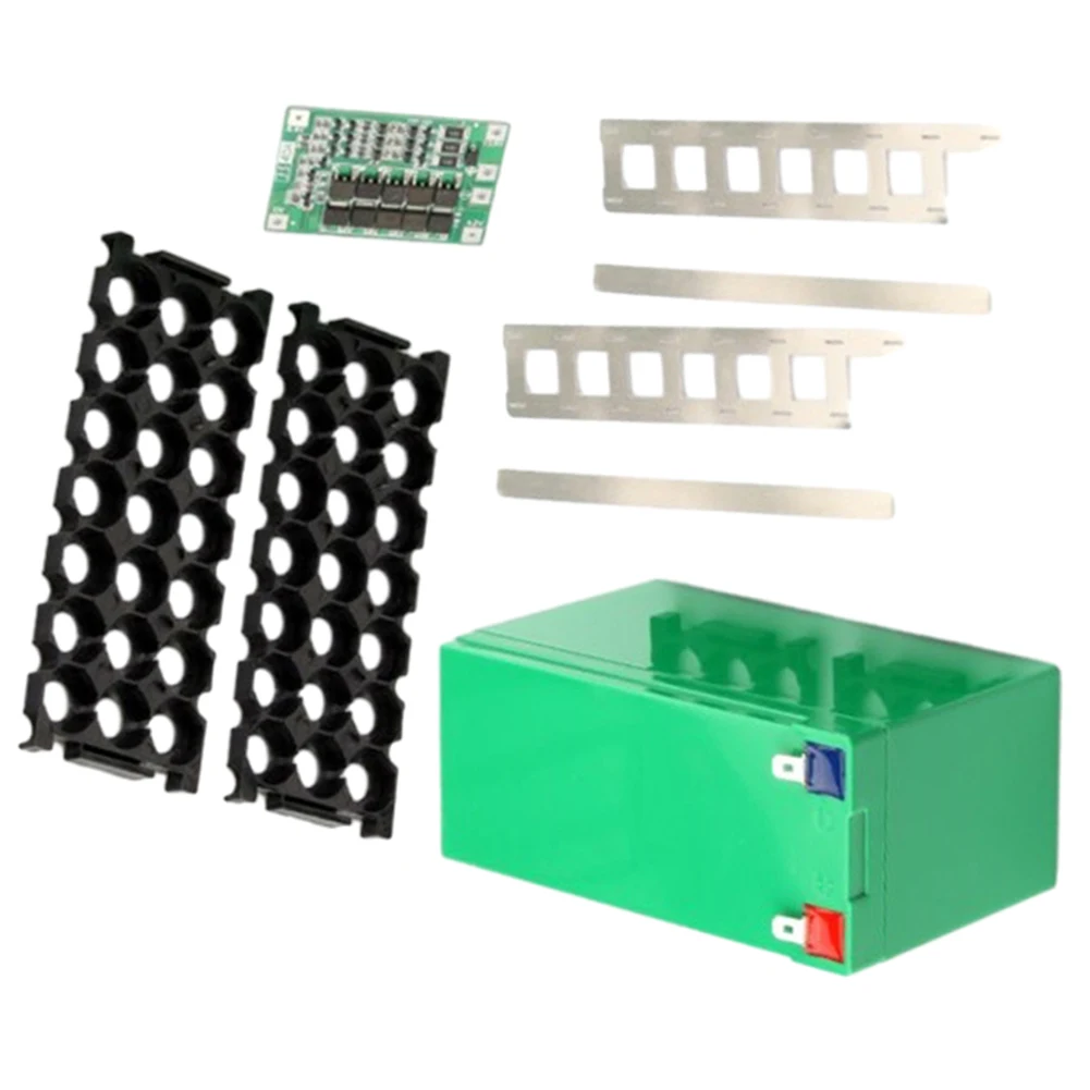 12V 7Ah Battery Case Holder Fit 18 650 Cells 3*7 Nickel Strip Storage Box Electrical Equipment  Empty Box Without Battery