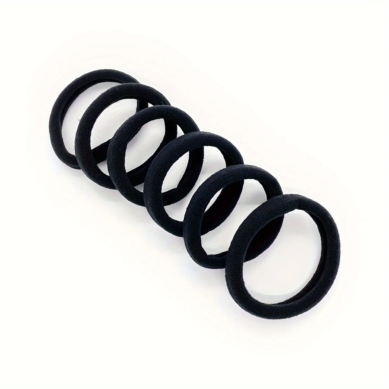 50 قطعة/الحزمة العلاقات الشعر النايلون 1 بوصة الأسود لا ضرر العلاقات الشعر المرنة للفتيات والنساء ذيل الحصان Updos الضفائر ZSY