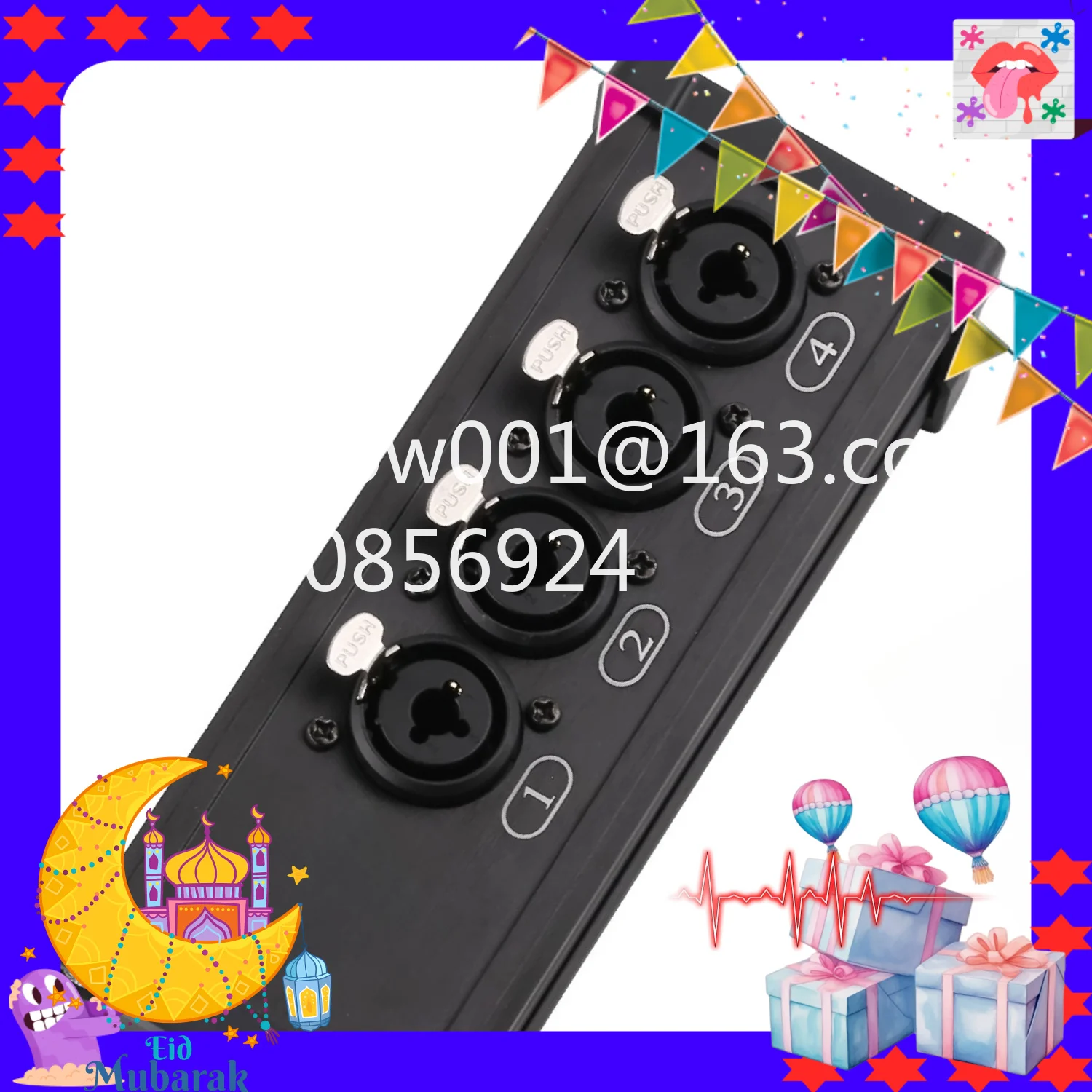 Performance stage Multi-channel multi-core cable Aluminum alloy cable box Professional flow audio