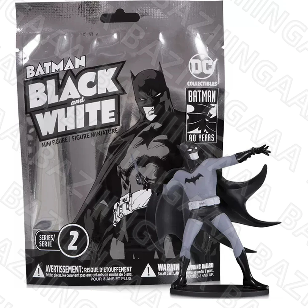 McFarlane Toys Cartoon Doll Direct Black&white Batman Joker 12.5cm Action Figure Doll Toys Model Garage Kit