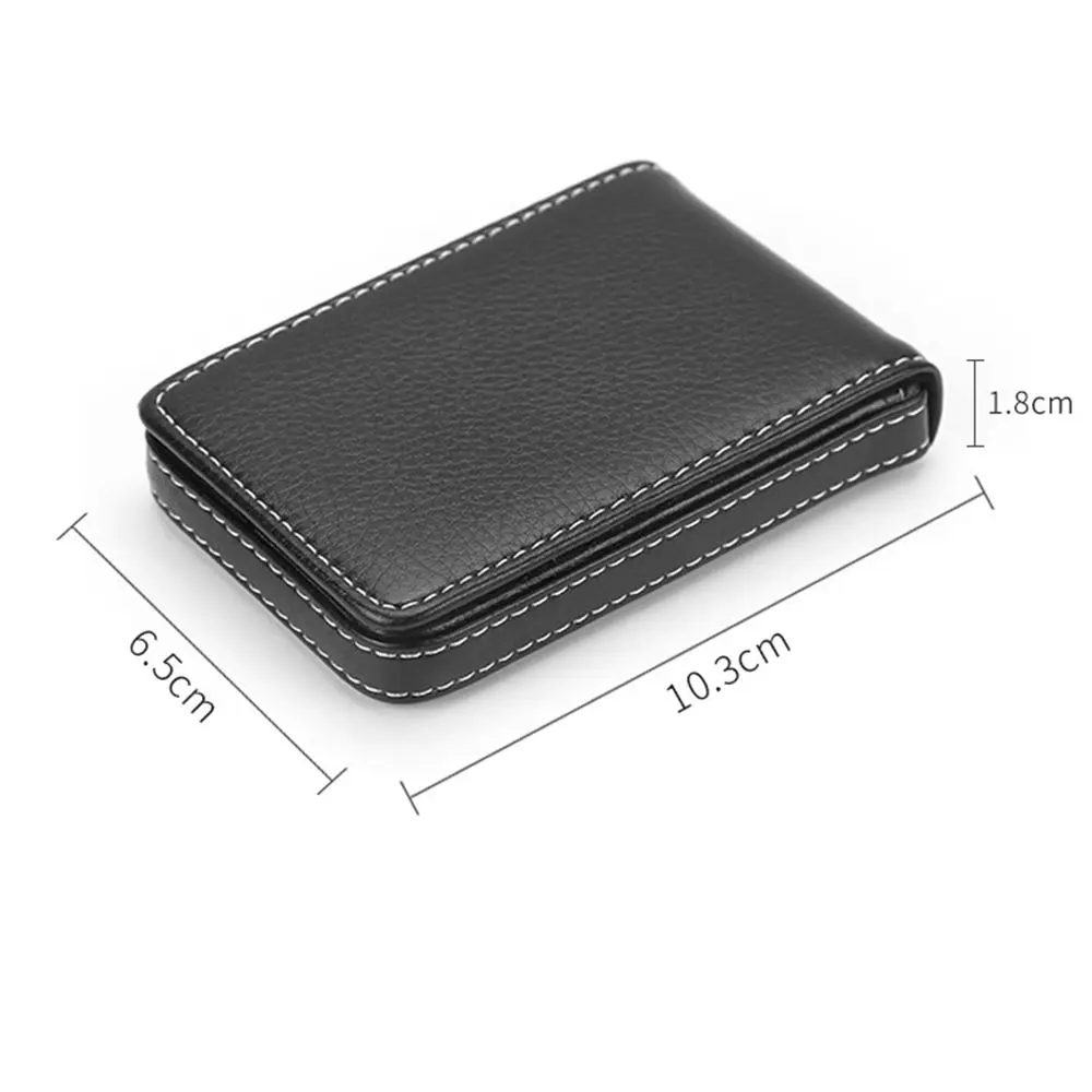 Portamonete alla moda Regalo femminile Portamonete corto da donna in pelle PU Portamonete da uomo Porta carte d'identità Porta biglietti da visita