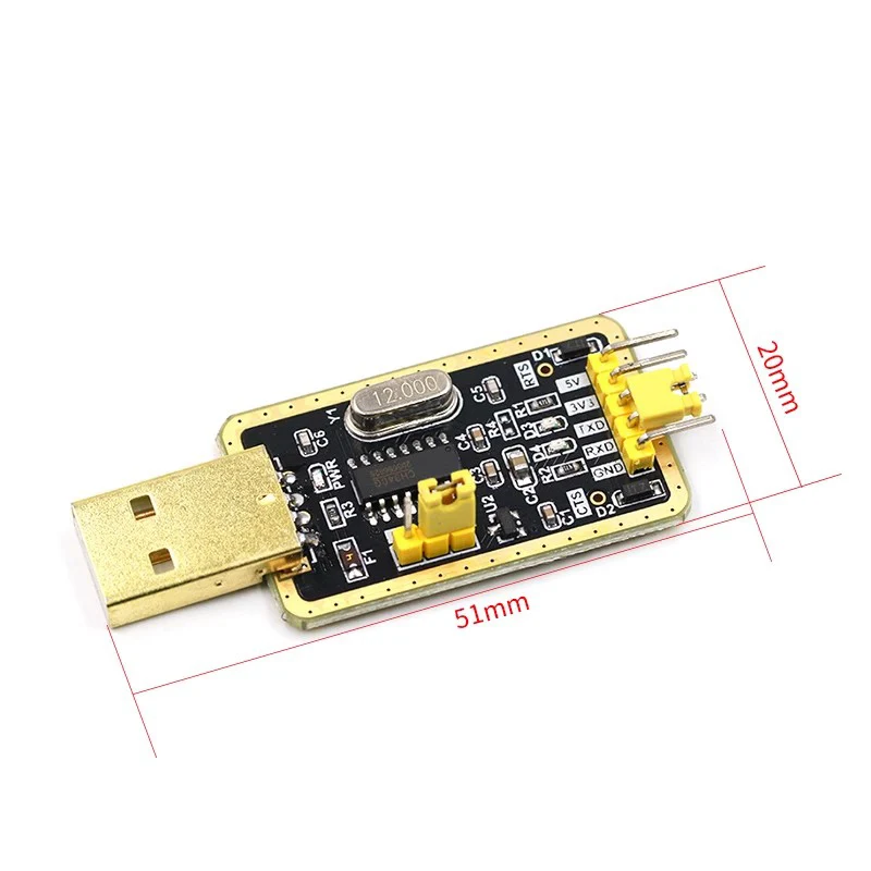 CH340 module instead of PL2303 , CH340G RS232 to TTL module upgrade USB to serial port in nine Brush small plates