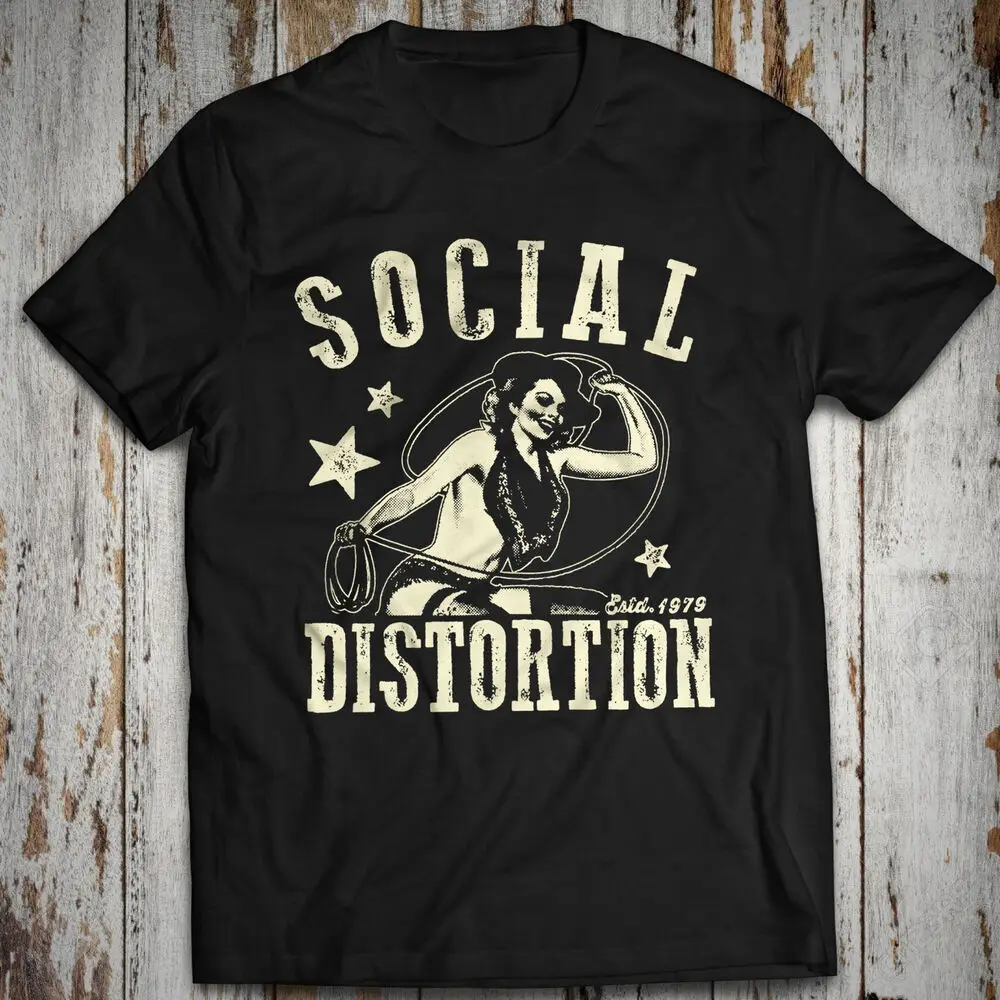 

Unisex Cotton S-5XL T-Shirt Social Distortion Rock Live Tour Tee Mike Ness