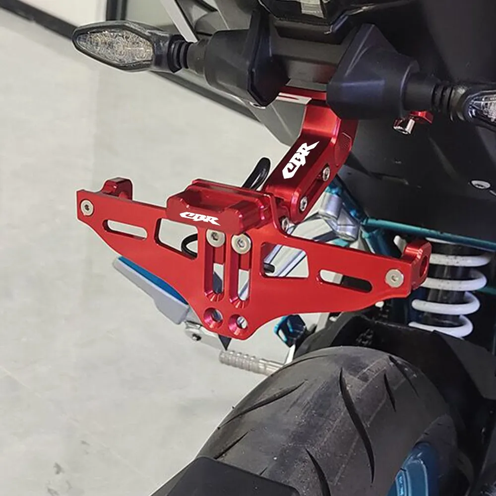 

For HONDA CBR 125 250 300 500 600 650 900 929 954 1000 1100 F R RR X SP ADV150 Rear License Plate Holder Bracket with Light 2023