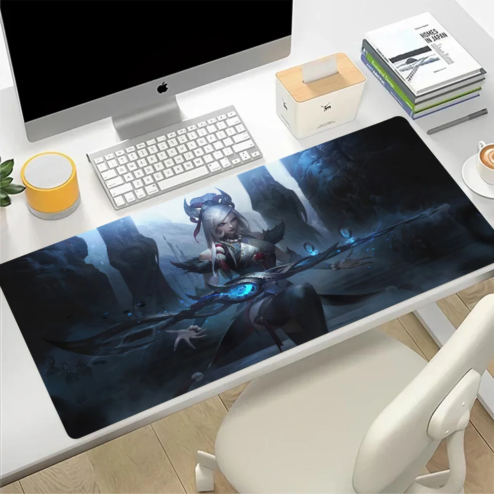 League of Legends Caitlyn Large Mouse Pad Gaming Mousepad PC Gamer Computer Office Mouse Mat XXL Laptop Keyboard Mat Desk Pad