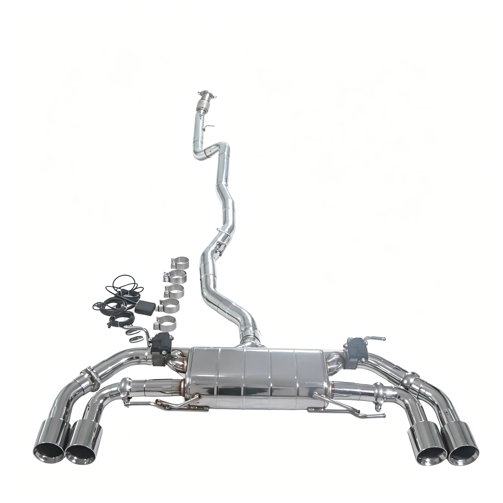 GFC/ Compatible with the 2016-2022 Alfa Romeo 2.0T Catback 304SUS brushed Valvetronic high-performance exhaust system