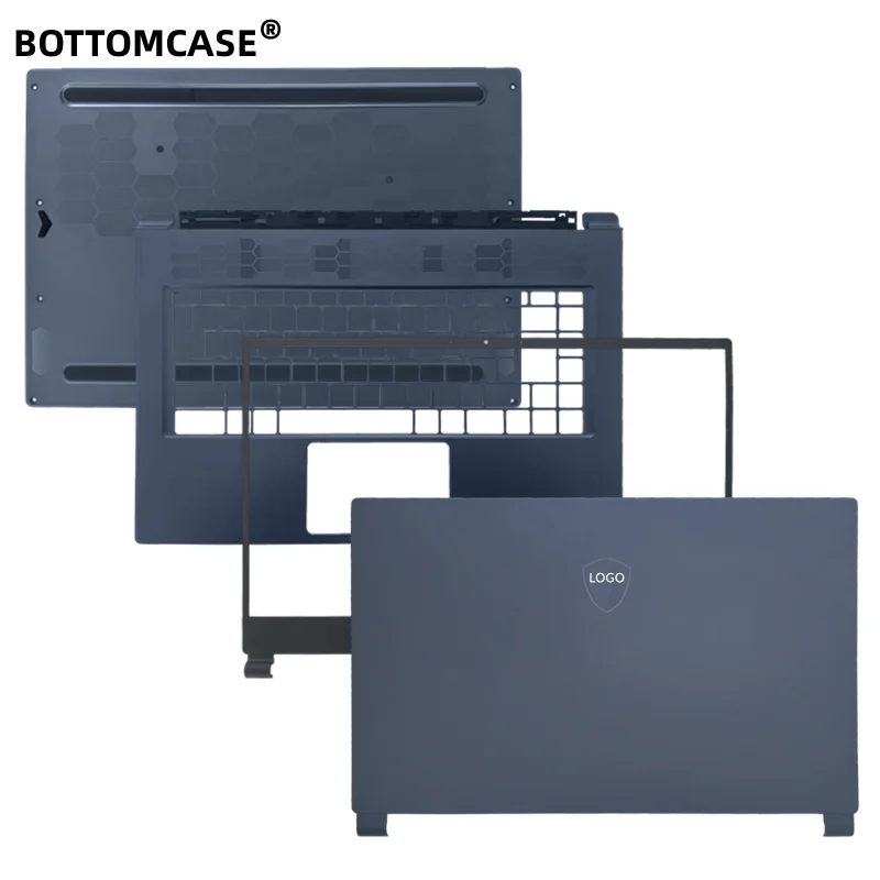 BOTTOMCASE جديد لـ MSI Stealth 15M MS-1562 1563 سلسلة LCD الغطاء الخلفي/الحافة الأمامية/Palmrest العلبة العلوية/الحقيبة السفلية