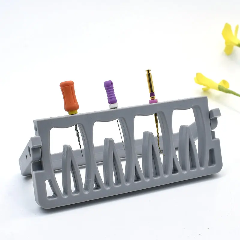 8 holes Endo Dispenser Endodontic File Stand Holder Autoclavable Dental Lab Instrument Dental Bur Holder