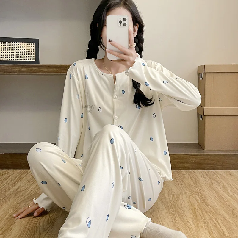 

Pajama Sets Unisex Women Cotton Summer Cap Sleeve Shorts Skin-Friendly Natural Cool Cute Adorable Kawaii Pajamas Female Home Ins