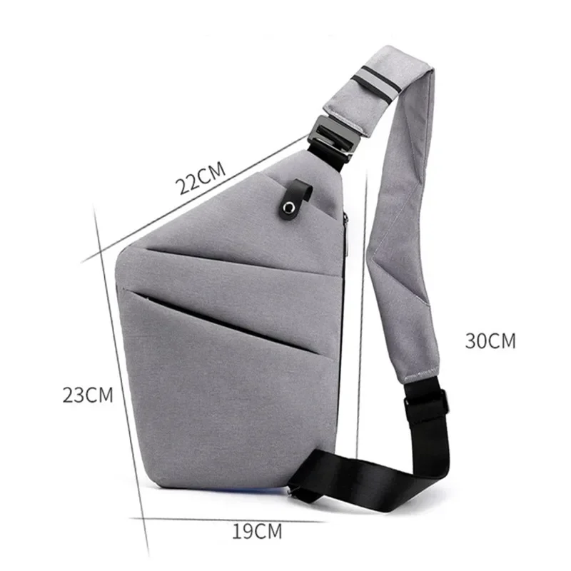 Men Ultra Thin Anti-theft Small Chest Bag Mini Cross Body Bags Male One Shoulder Sling Bag for Travel Boy Sports Bag