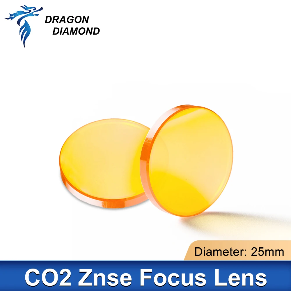 

1PC Dia.25mm Focus Lens China PVD ZnSe FL38.1 50.8 63.5 76.2 101.6mm For Co2 Laser Engraving Machine