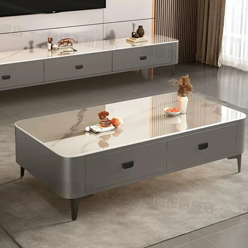 Drawers Luxury Side Table Modern Decoration Living Room Designer Moving Writing Coffee Table Organizer Meubles Trendy Furniture