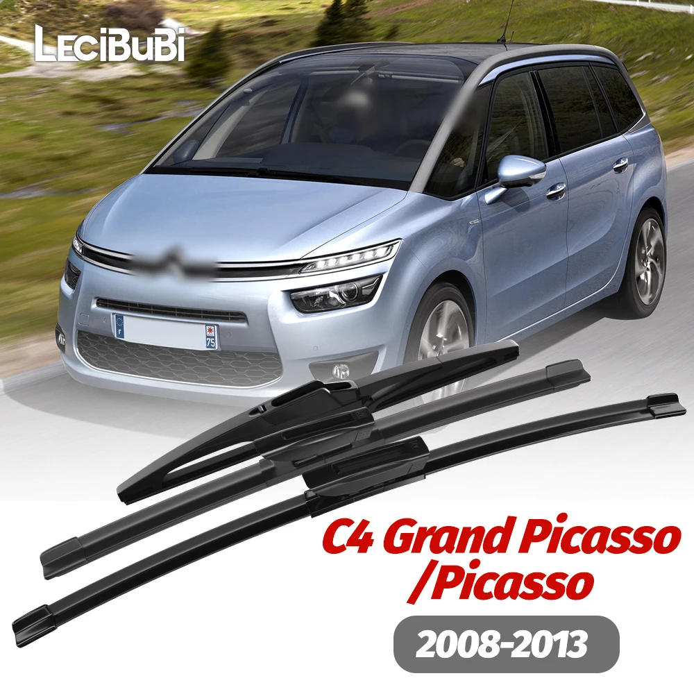 1 Satz vorne und hinten Scheibenwischerblätter Scheibenwischer für Citroen C4 Picasso Grand Picasso 2008–2013 2009 2010 2011 2012