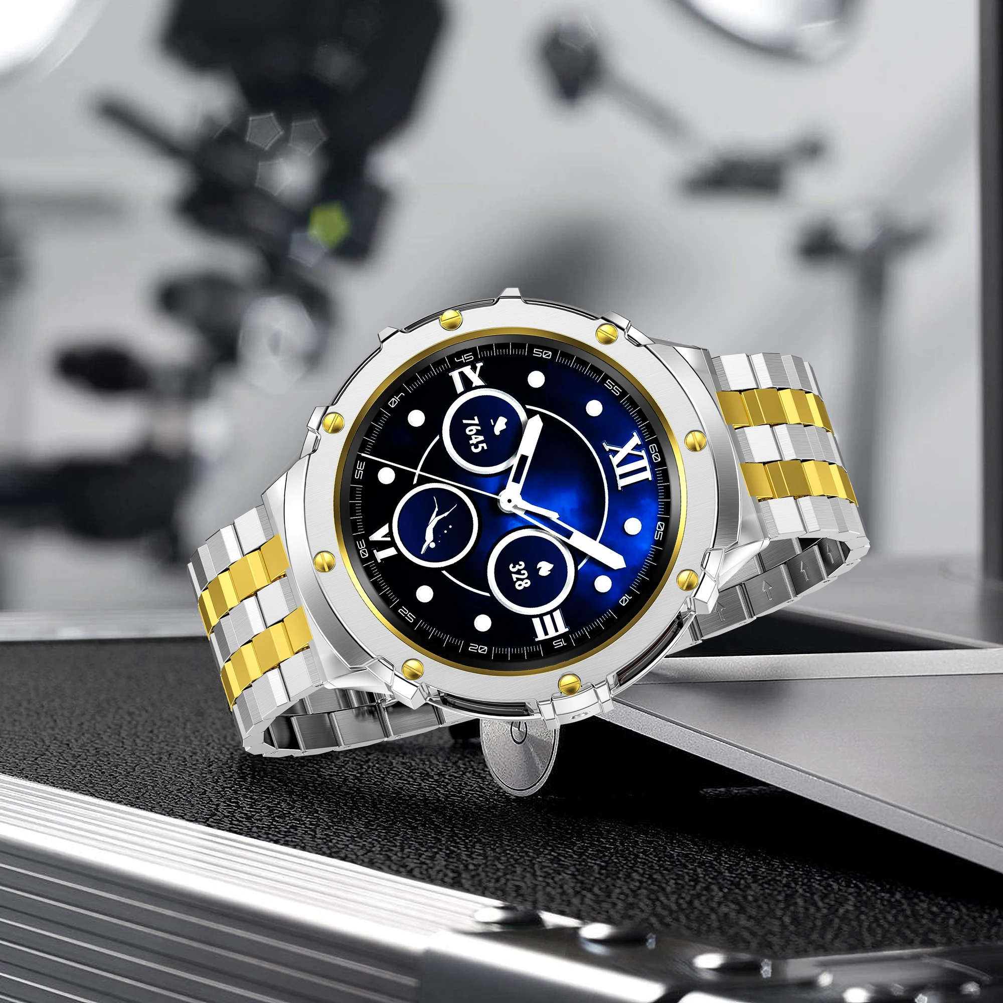 Ремешок из нержавеющей стали для Samsung Galaxy Watch 5 Pro 5 Pro 45 мм