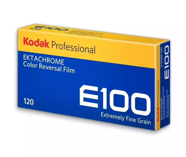 1-5 لفات كوداك بروفيشنال Ektachrome E100 لون عكسي فيلم إيجابي 120 ISO100 وقت انتهاء الصلاحية (2025)