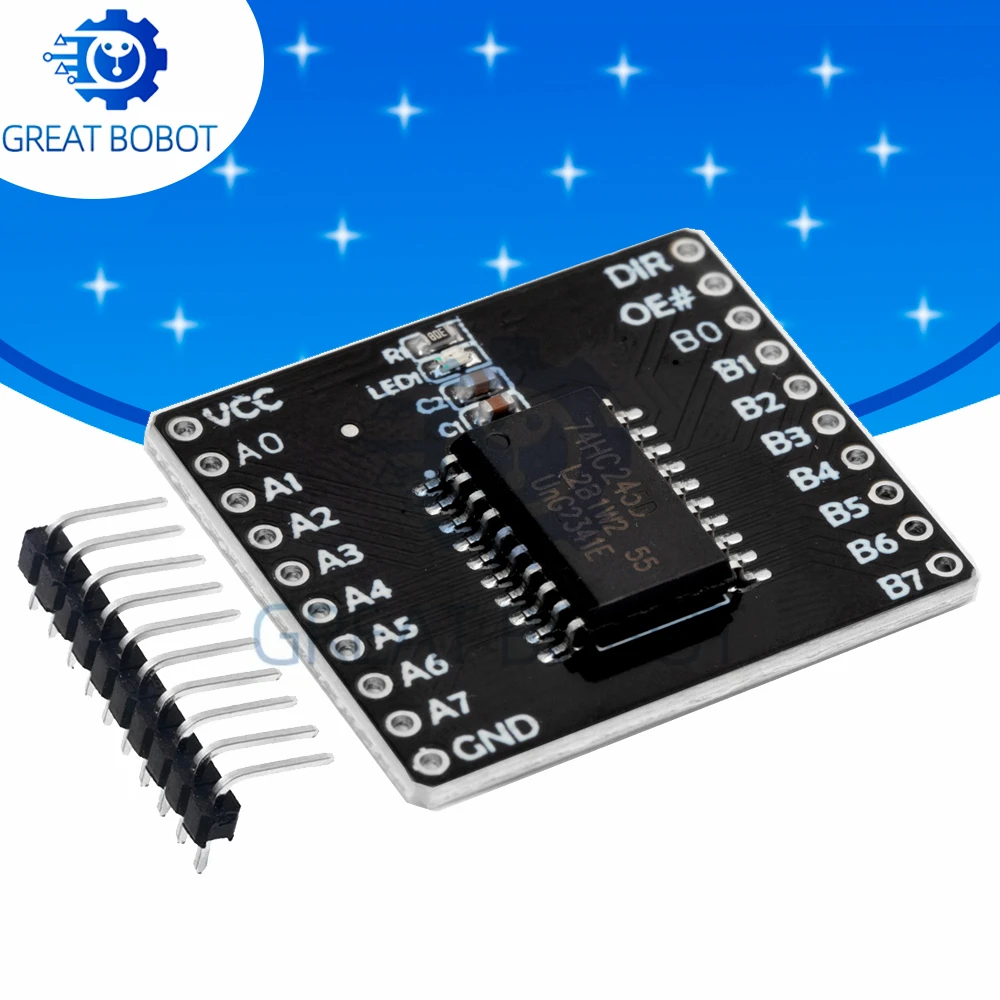 Industrial-Grade 74HC245D 8-Bus Transceiver – 3-State Output Development & Verification Board