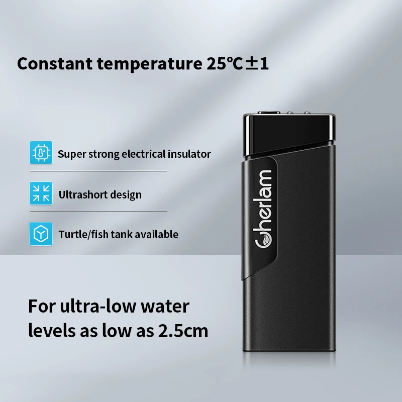 

Cherlam Fish Tank Heating Rod Aquarium Automatic Constant Temperature Precise Temperature Control Constant Temperature Rod