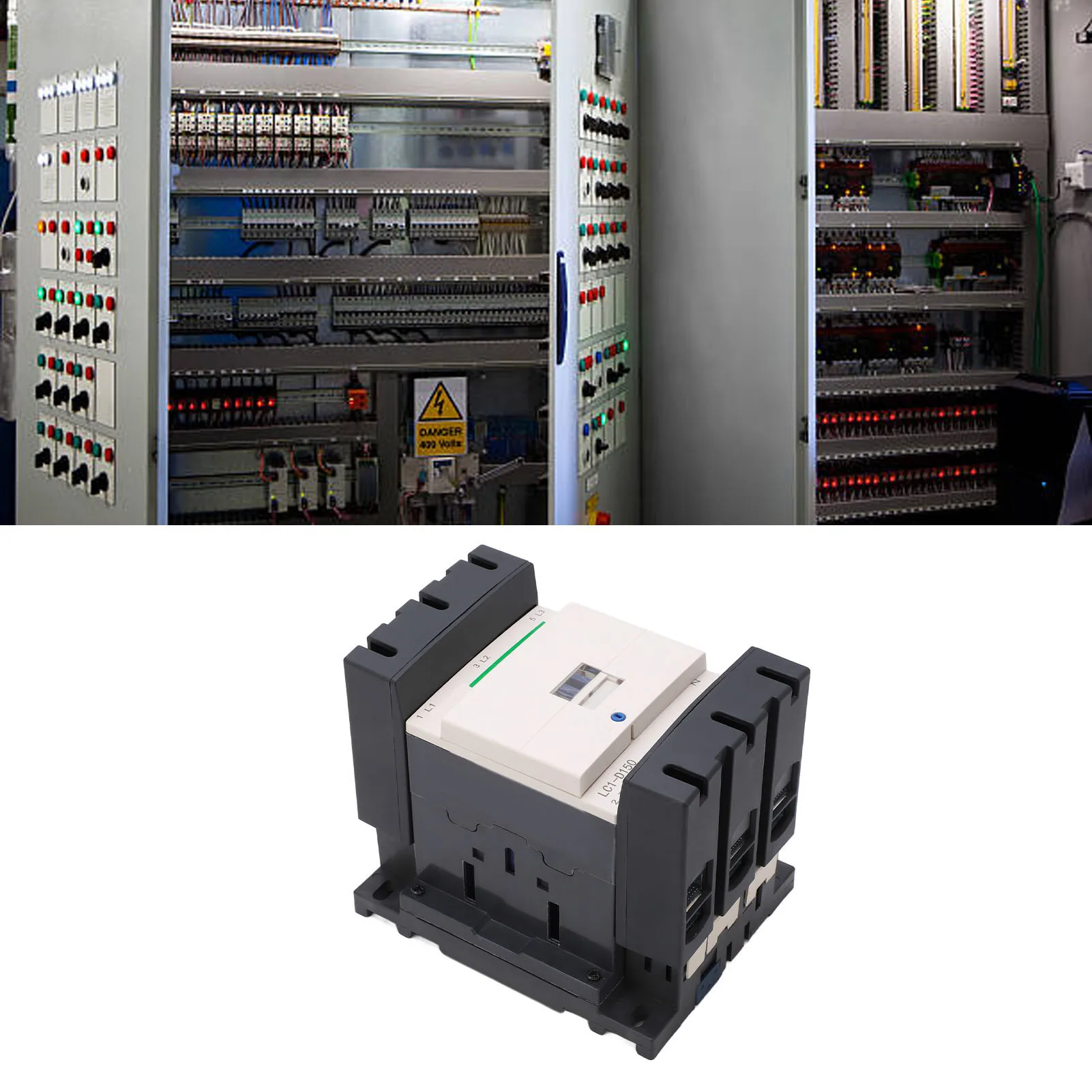 AC Contactor 150A Copper Coil Silver Contact PC Flame Retardant Shell Power Distribution Equipment Supply AC Contactor Contactor