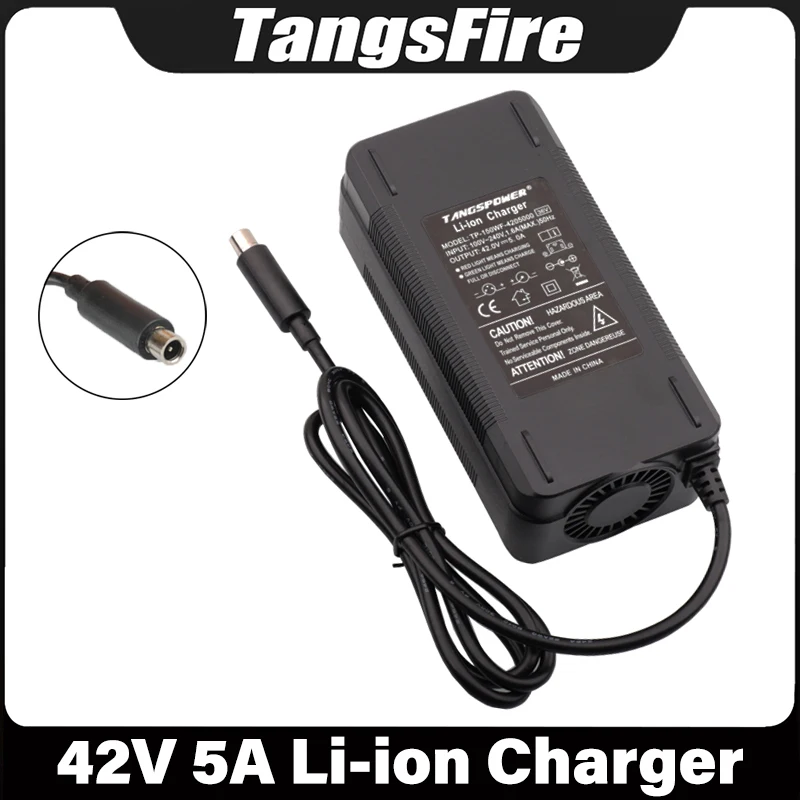 42V 5A Lithium Battery Charger 10Series For 36V Li-ion Battery Pack Charger Selectable EU/US/AU/UK/KR High Quality Power Adapter