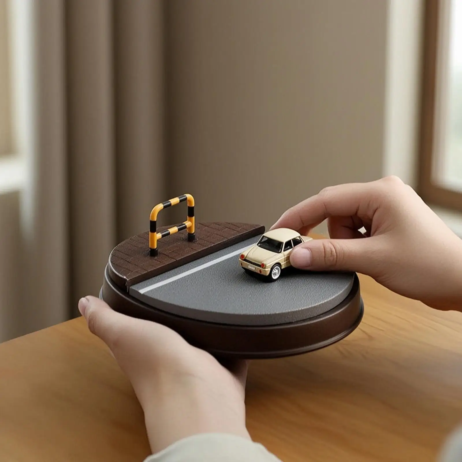 Miniature Diorama Base 1:64 Scale for Desktop Photography, Hobbyists
