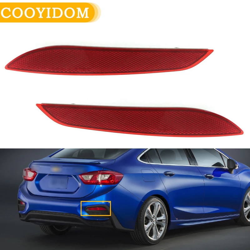 3 Functions LED Fog Brake Light Reflector Rear Bumper Parking Turn Signal Stop Lamp Warning For Chevrolet Cruze 2016 2017 2018