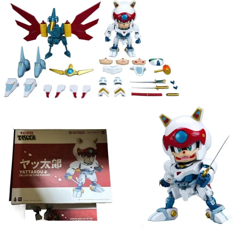 Original Heatboys Yattarou Samurai Pizza Cats Yattarou Movable HB0057 Genuine In Stock Figure Model Toys