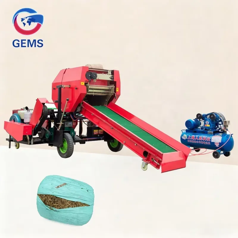 2026 CE Poultry Feed Silage Baler and Wrapper Machine in Pakistan With Engine Cutting and Packing Wrapping