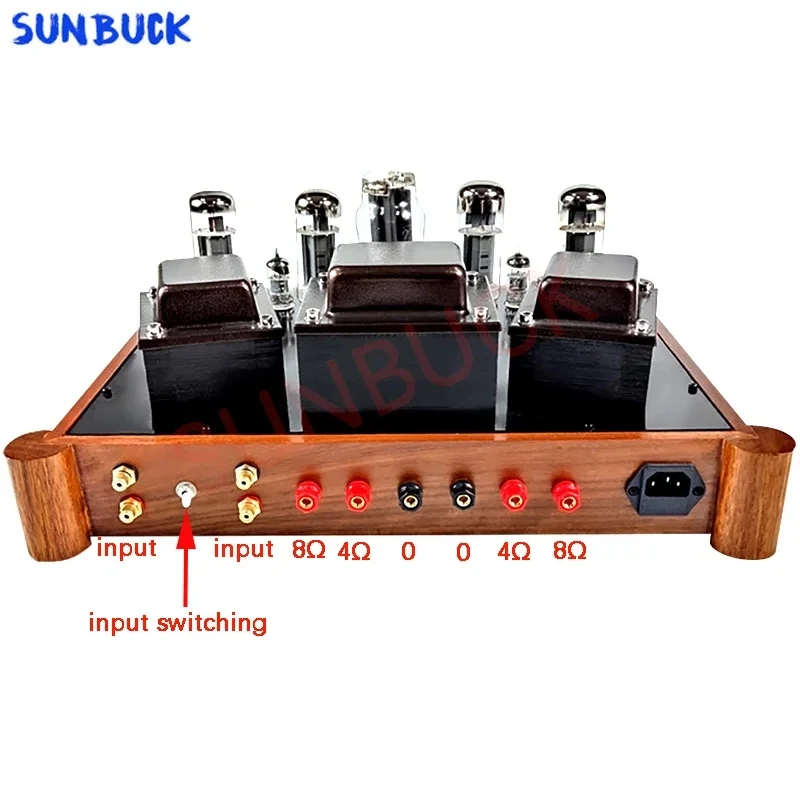 مكبر صوت أنبوب تفريغ الدفع والسحب 6F2 ، EL34 6P3P 6L6 KT88 ، 2 ستيريو ، صوت 30 واط