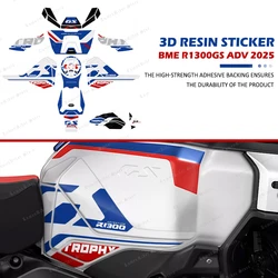 For BMW R 1300 GS Adventure R1300GS ADV TROPHY 2025 Motorcycle Accessories 3D Epoxy Resin Tank Pad Protection Sticker
