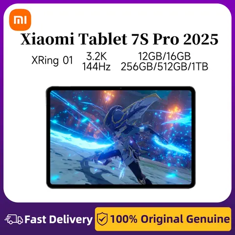 Xiaomi Pad 7S Pro 12.5 2025 12.5-inch  3.2K LCD Xuan Ring O1 Surge OS2 Processor 144 Hz Xiaomi HyperOS 2 System