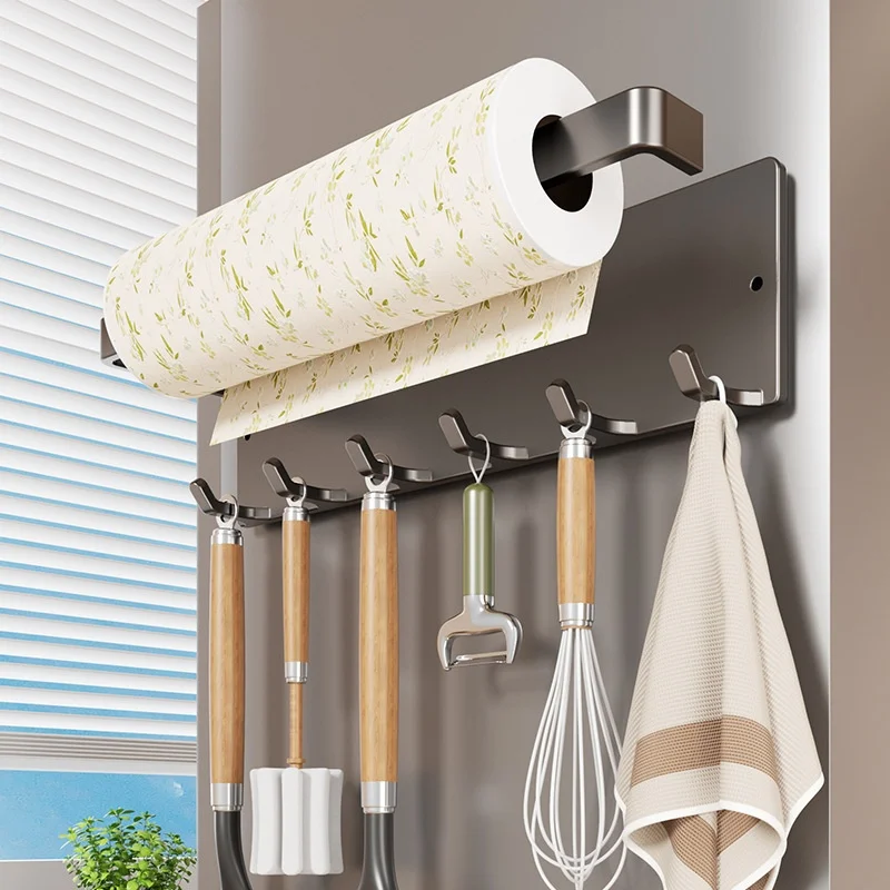 suporte-magnetico-para-papel-toalha-de-geladeira-com-6-ganchos-suporte-de-rolo-de-cozinha-para-parede-organizador-de-geladeira-sem-furos-26cm