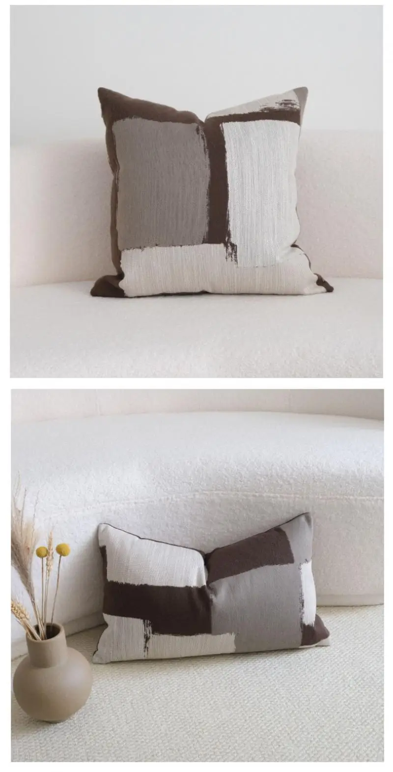 Moderner Minimalistischer Luxus Ölgemälde Zebra-Muster Kissenbezug Cojines Kopfteil-Kissen Dekorative Sofakissenbezüge für Zuhause – Detail 11