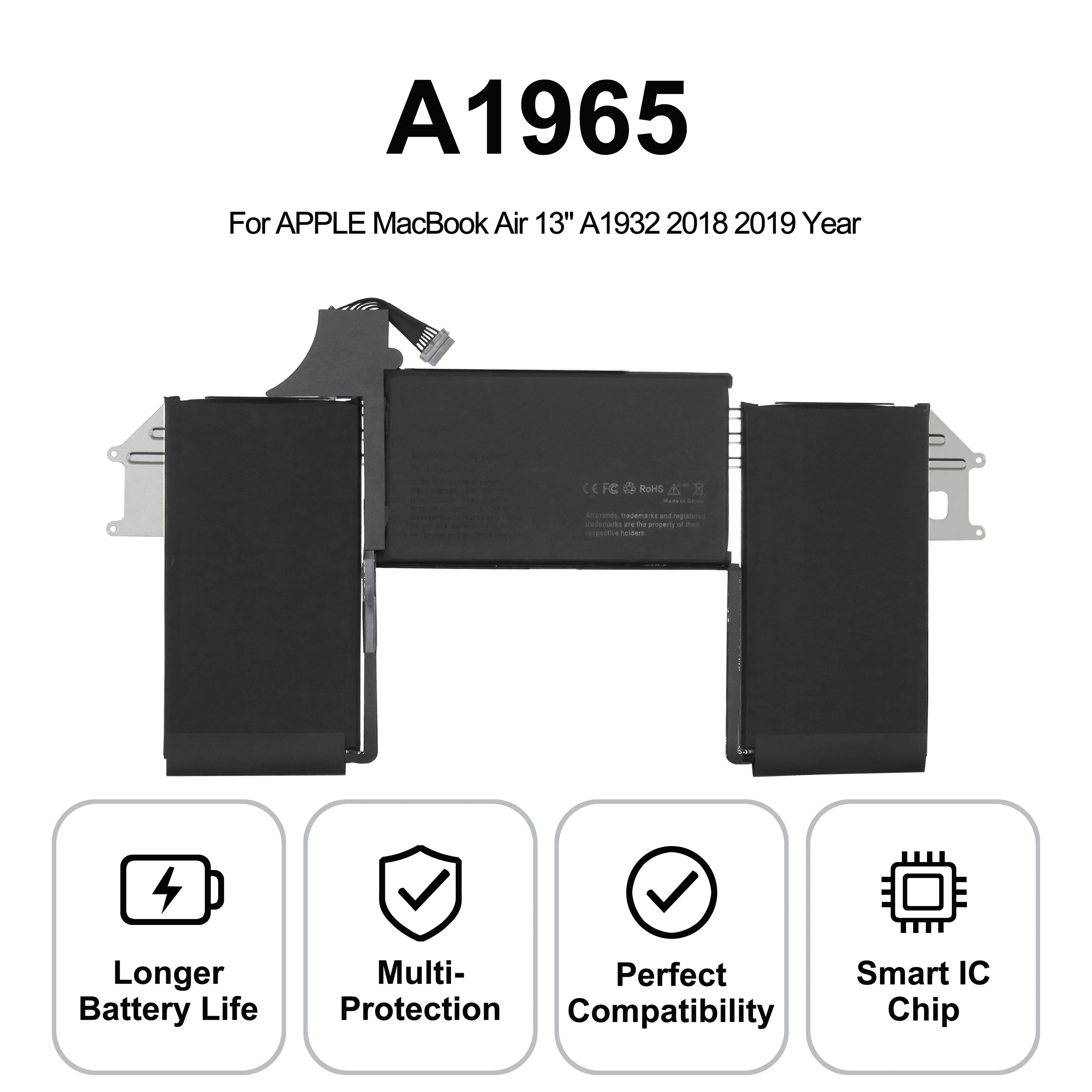 A1965 Laptop Battery for APPLE MacBook Air 13