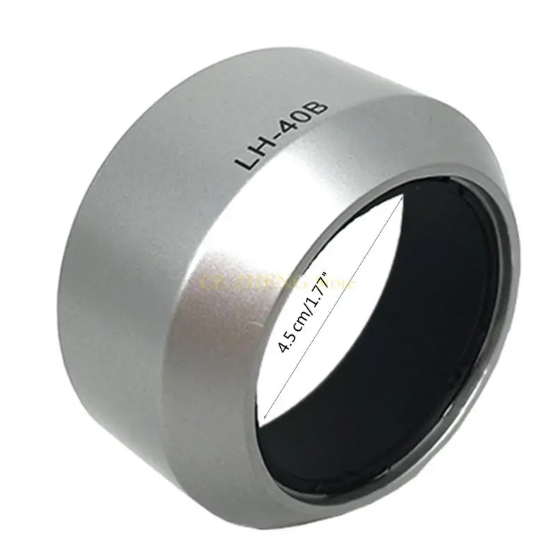 E56B Cylinder Lens Hood Replace LH-40B for Olympus Mzuiko Digital 45mm Lens LH-40B Camera Camera Servons