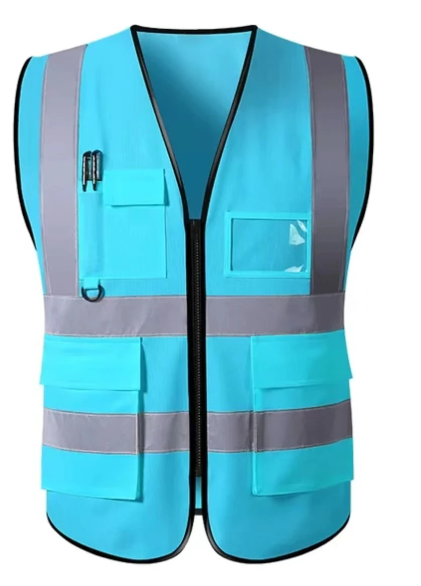 Hoge Zichtbaarheid Reflecterende Veiligheidsvest Werk Uniform Signaal Veiligheidsjas Reflex Kleding Rijder Motor Geologie Man