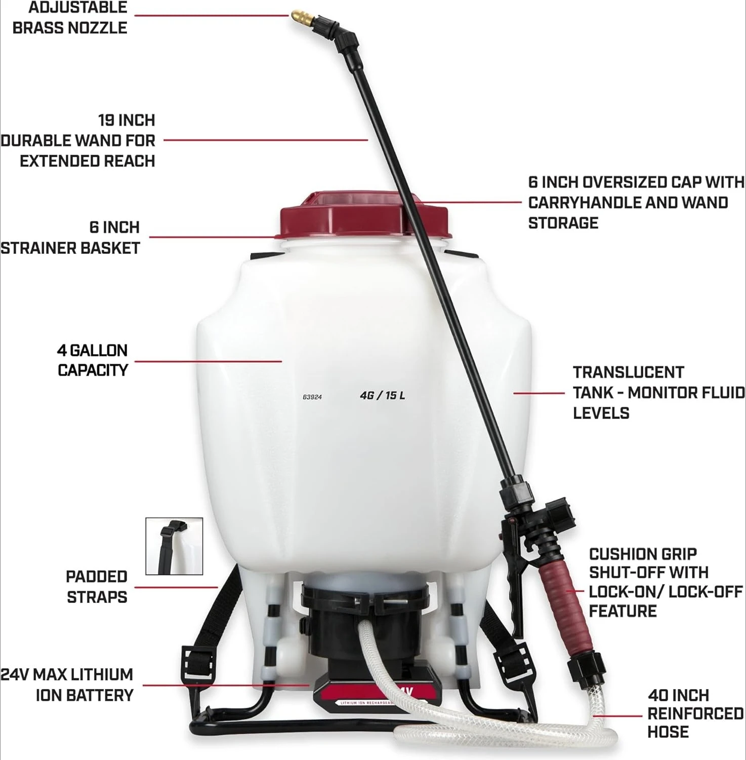 63924 4-Gallon 24V …