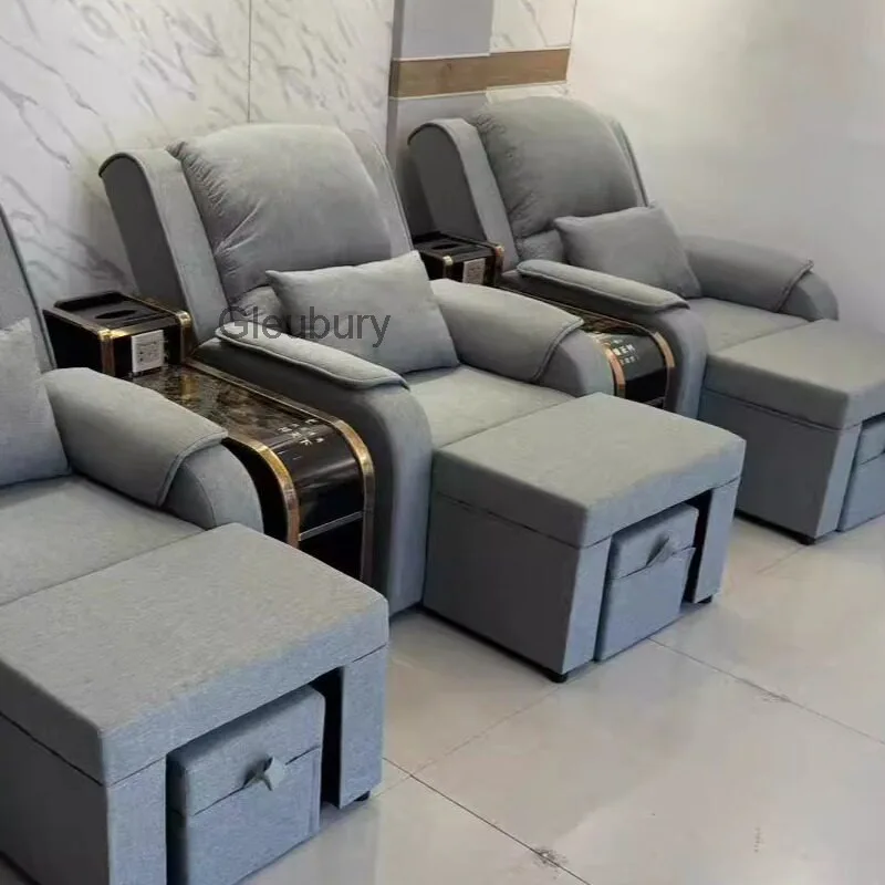 Foot Bath Foot Therapy Sofa Electric Eyelash Nail Sofa Reclining Massage Chair Foot Washing Pedicure Bed Foot Bath Chair