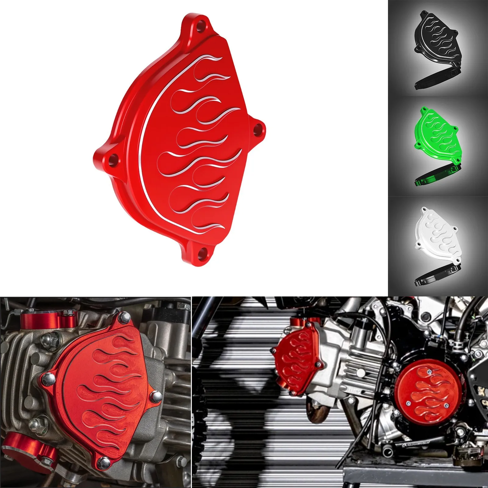 

3D Engine Cam Cover For KAWASAKI KLX110 KLX110L KLX110R Z125 2002-2025