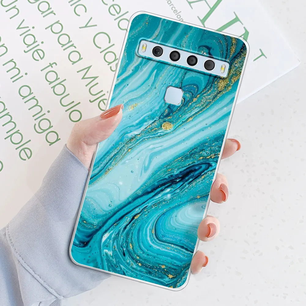 For TCL 10L Case T770H T770B Back Cover For TCL 10 Lite Clear Shockproof Soft Silicone Phone Case on TCL10L /TCL10Lite Coque