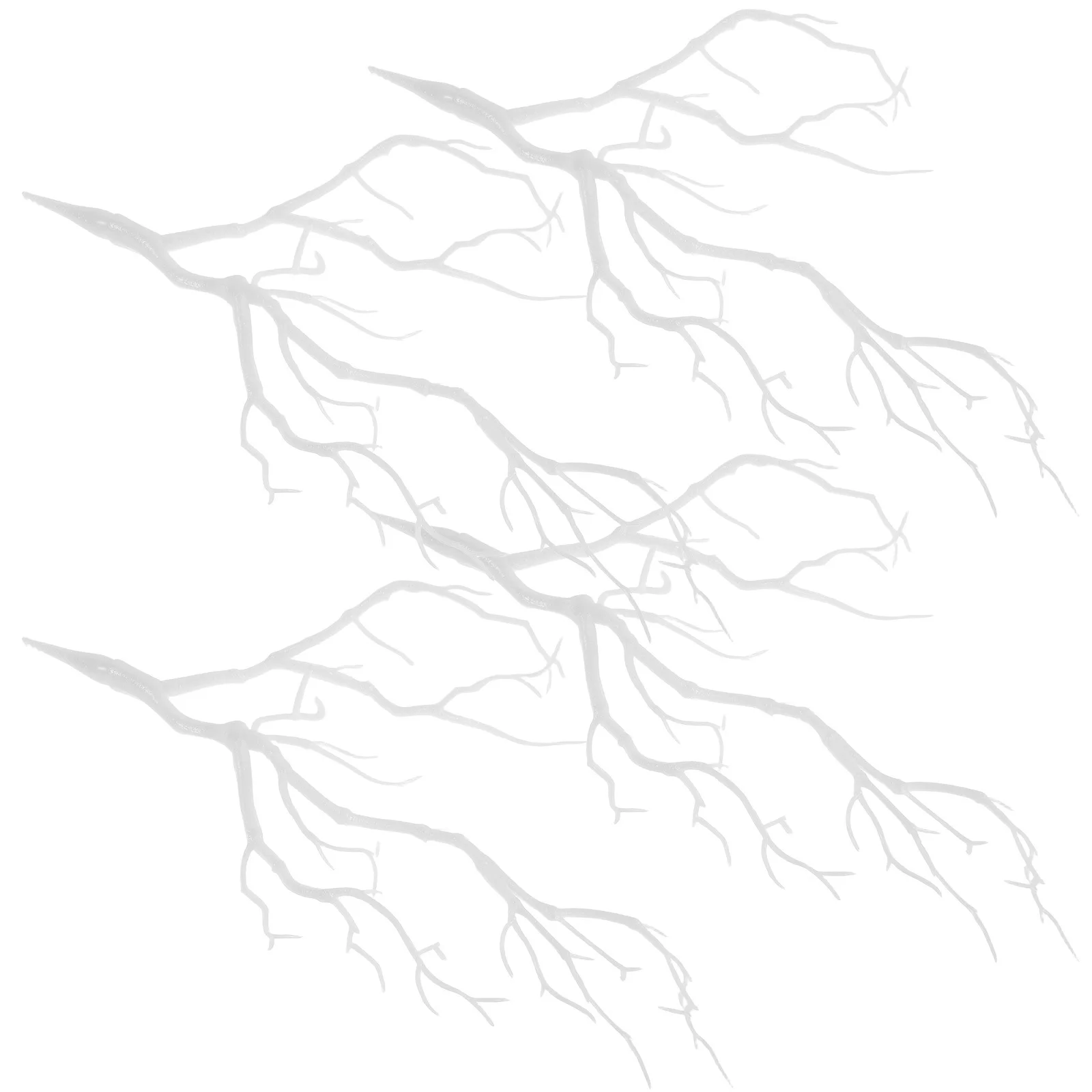 

4Pcs Artificial Dried Antler Branches Plastic Decorative Twigs Home Table Vase Filling DIY Branches Decorative Plant Twigs