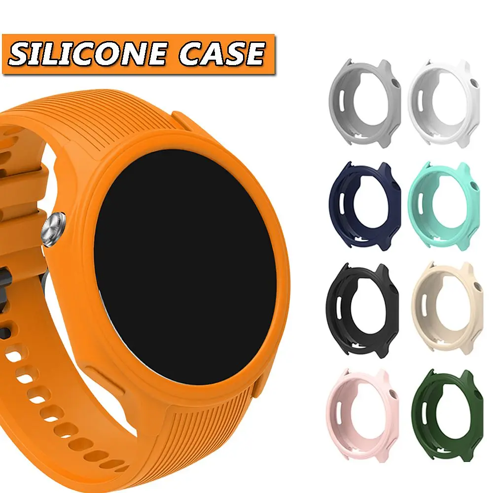 Silicone Cases Cover for OPPO WATCH X/Oneplus Watch 2 Soft Protector Shell Smartwatch Hollow Shockproof Protection Frame Case
