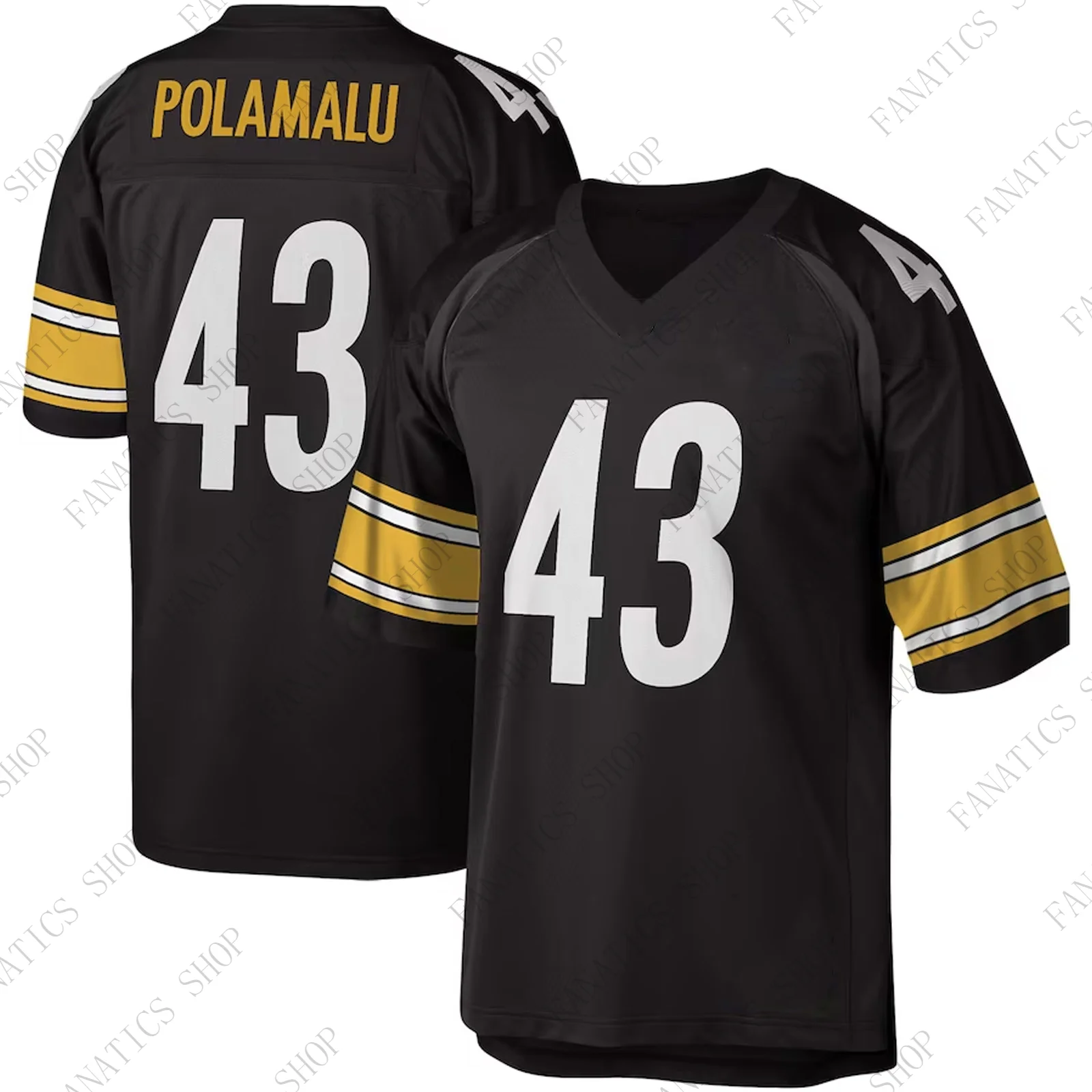 2024 Newest Arrival Summer Polamalu Steelers Legacy  Rugby Jersey #43 Training Jersey Rugby Uniform For Adult&Kid