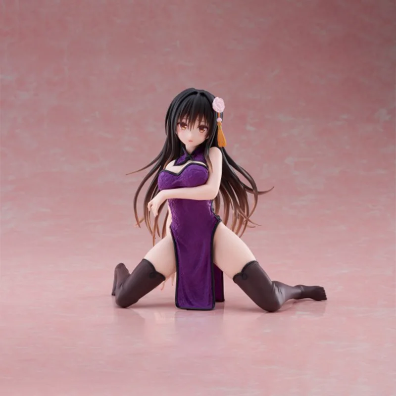 【100% asli】TAITO To LOVEru Darkness Kotegawa Yui -Desktop Cute - Gaun Cina Ver. Karakter Kartun Model Seri Koleksi