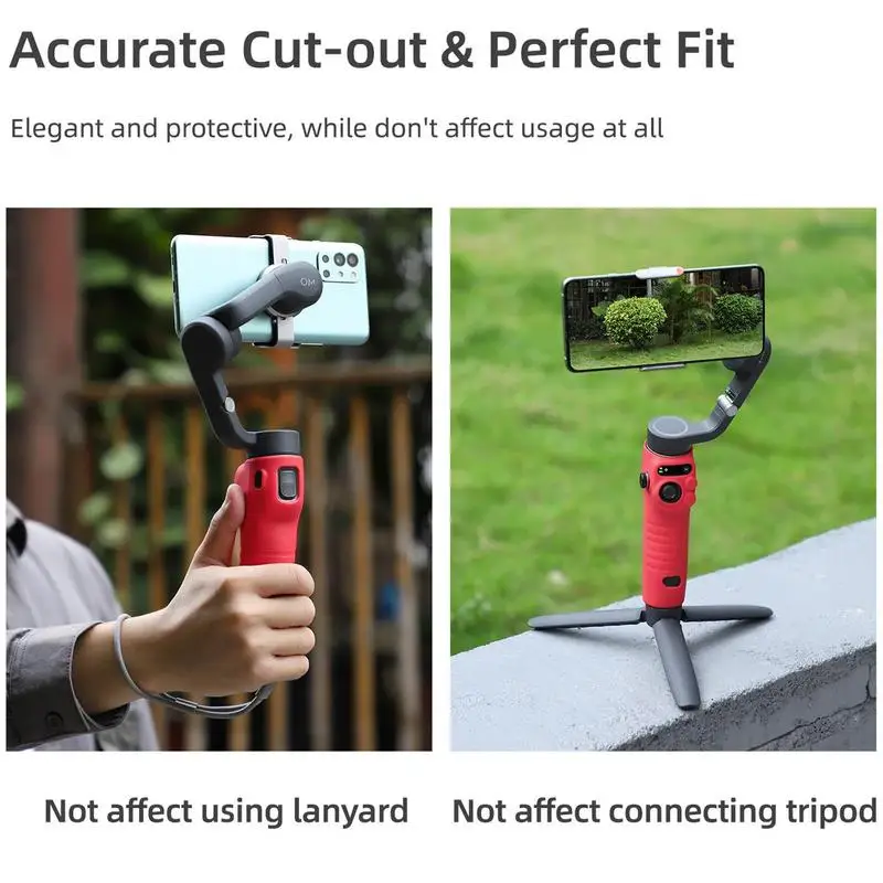 For DJI Osmo Mobile 6 New Silicone Handle Protective Case Cover Anti-scratch Protector Sleeve Skin For Osmo Mobile 6 Accessories