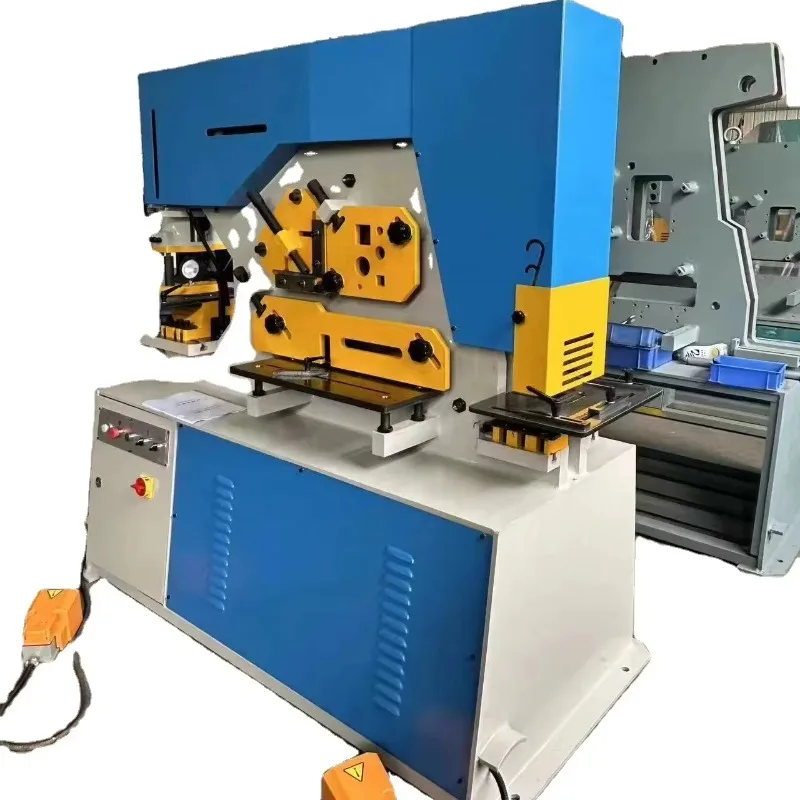 Q35Y-16 Series Hydraulic Iron Worker Machine Combined Punching Shearing CNC  Construction Mechanical