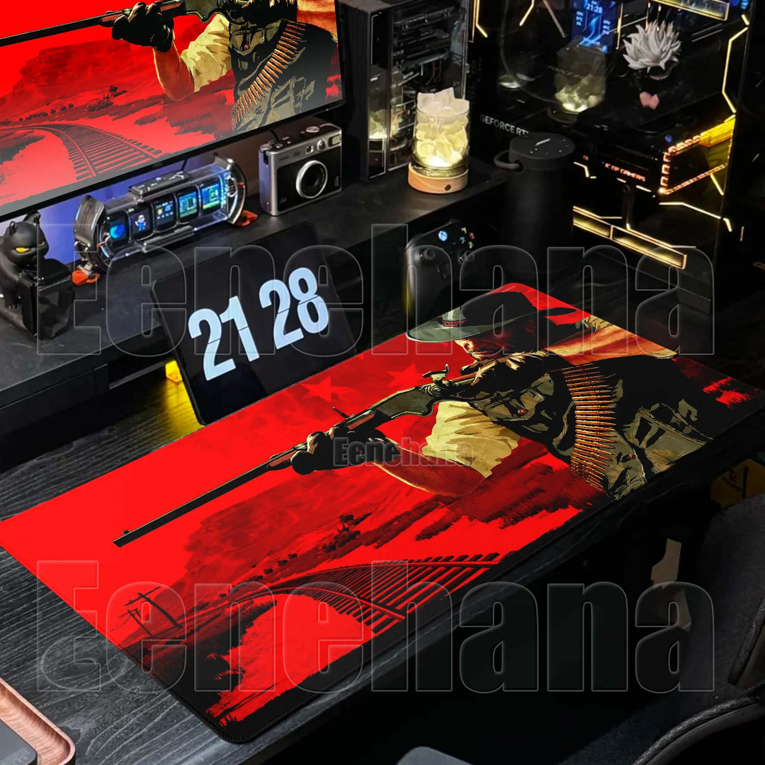 Red Dead Redemption Large Gaming Gamer Mouse Pad Rubber Big Non-Slip Computer Laptop Office Pc Extend Pads XXL Home Desk Mats