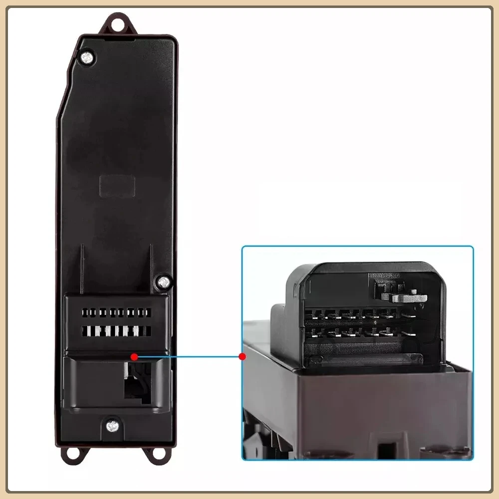 84820-12491 Front Left Electric Power Master Window Lifter Switch Regulator Button for Toyota Matrix Corolla 2003 - 2008