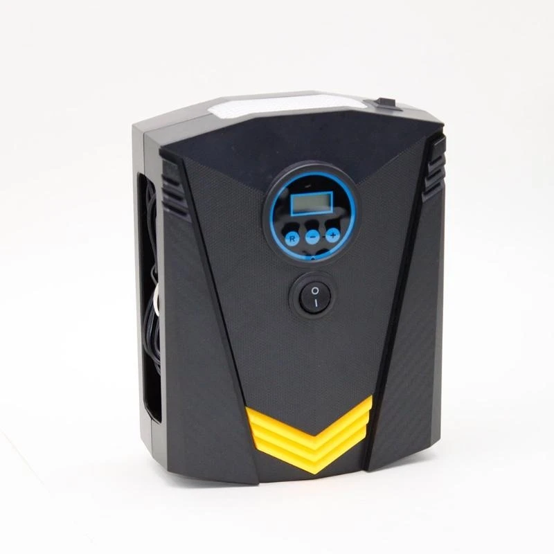 مضخة هواء محمولة بشاشة ديجيتال، مضخة هواء مثبتة على السيارة، استخدام الطوارئ في الهواء الطلق، مضخة هواء أوتوماتيكية، منفاخ إطارات منزلي للسيارة