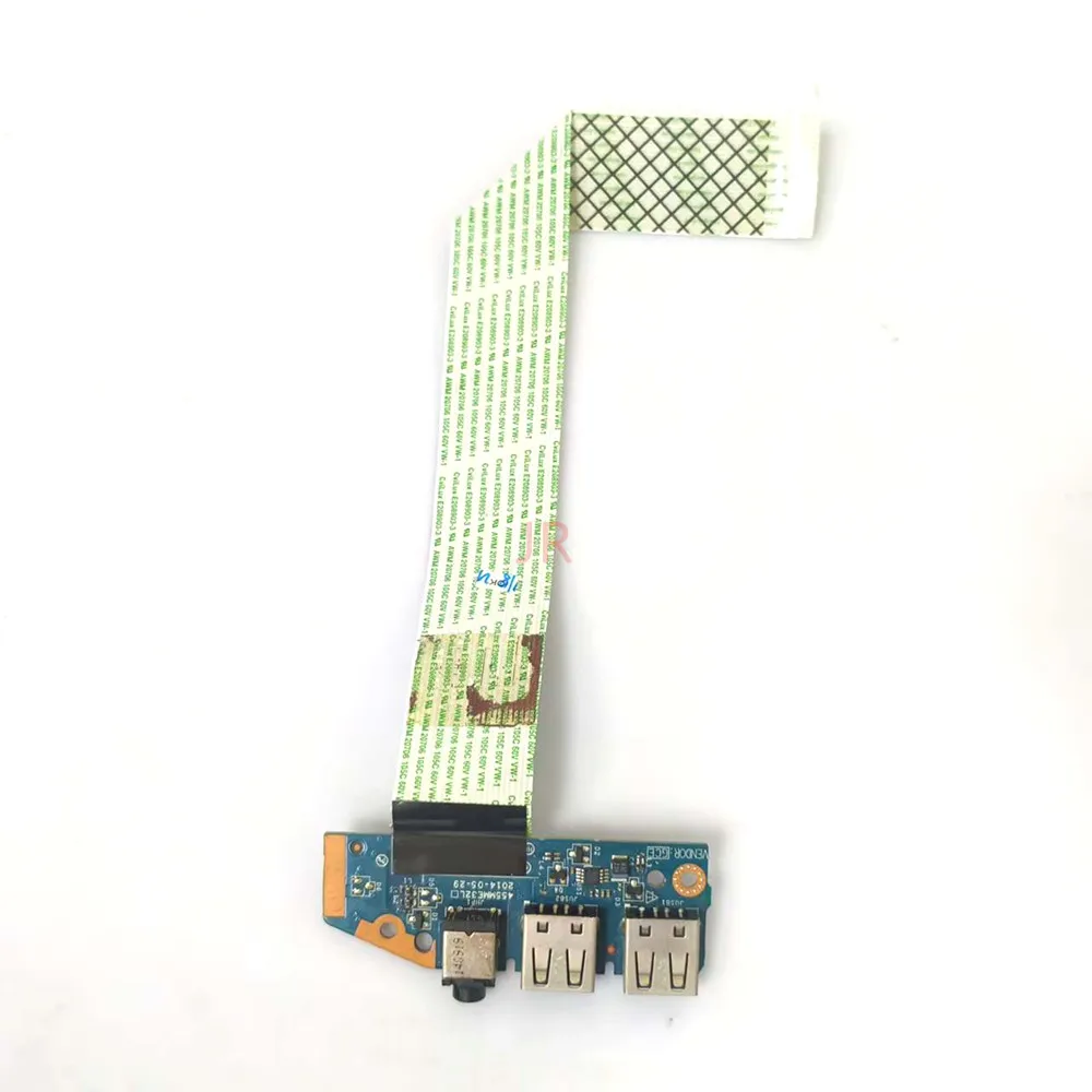 

Оригинальная USB-аудиоплата для HP 450 455 G2 с кабелем LS-B183P 455MME32L NBX0001P400, 100% тест в порядке